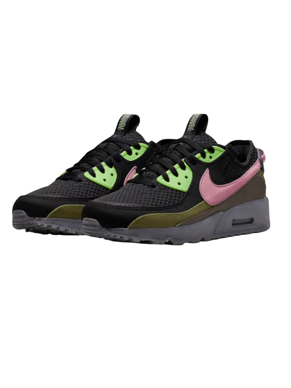 Nike Air Max Terrascape 90 Black with pink Swoosh Men’s Size 8 Sneakers DM0033-0